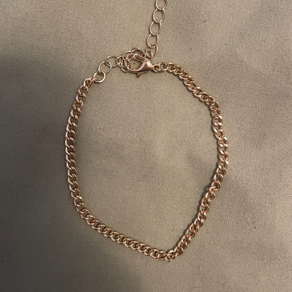 Gold Chain Link Bracelet